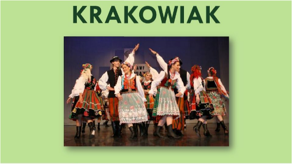 Krakowiak-polski taniec narodowy