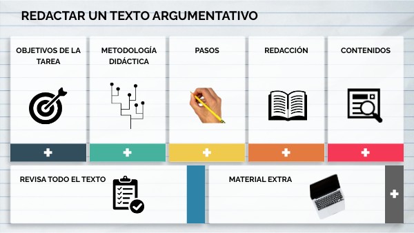 REDACCIÓN DE UN TEXTO ARGUMENTATIVO