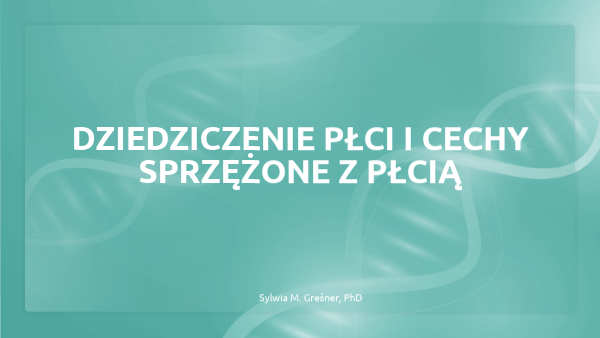Cechy sprzężone z płcią