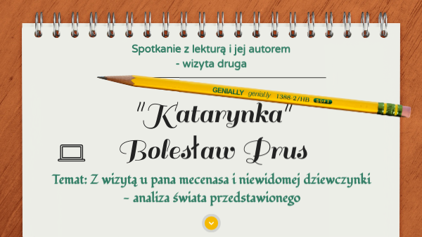 katarynka klasa 5 - świat przedstawiony