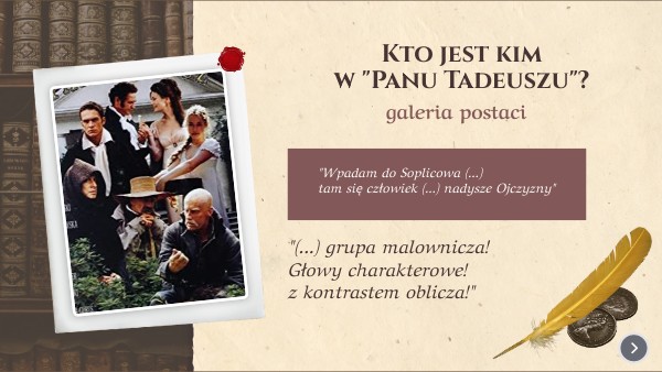 Pan Tadeusz, galeria postaci, kto jest kim, #Oszczyk