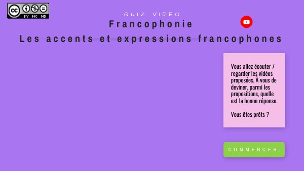 Quiz Video Accent Fle