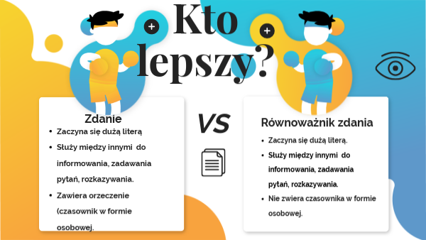 Zdanie i równoważnik zdania