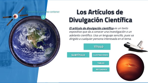 ARTÍCULOS DE DIVULGACIÓN CIENTÍFICA