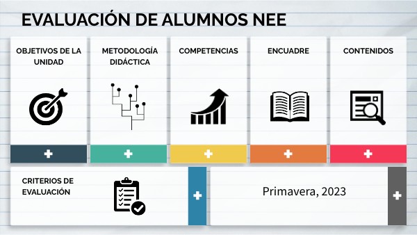 Evaluación de Alumnos con Necesidades Educativas Especiales
