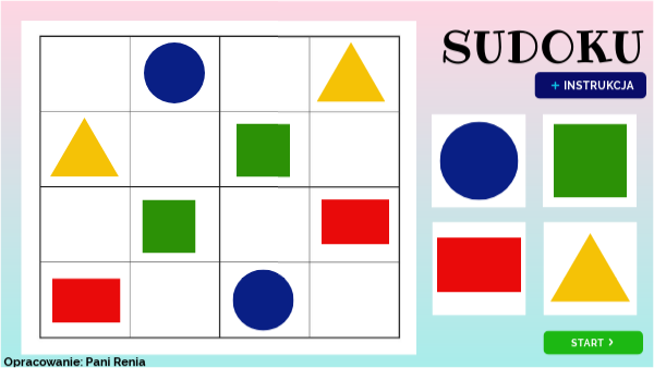 sudoku shapes by pani renia on genially