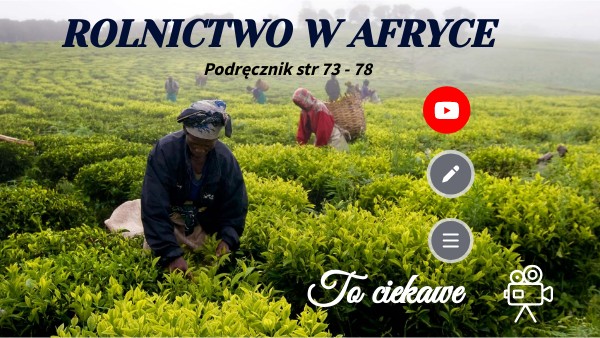 Rolnictwo żarowo Odłogowe W Afryce Rolnictwo w Afryce