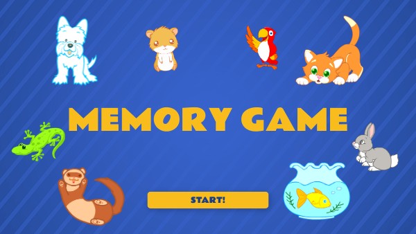 Pets Memory Game pets-memory-game