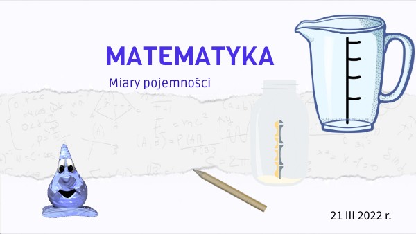Miary pojemności - klasa 2