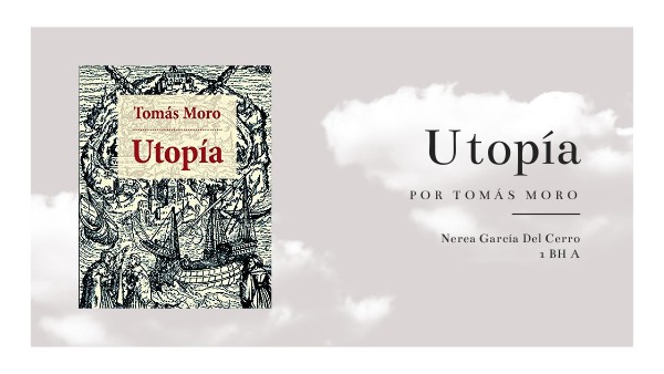 UTOPÍA-TOMÁS MORO
