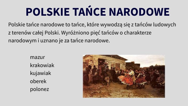 Polskie Tańce Narodowe