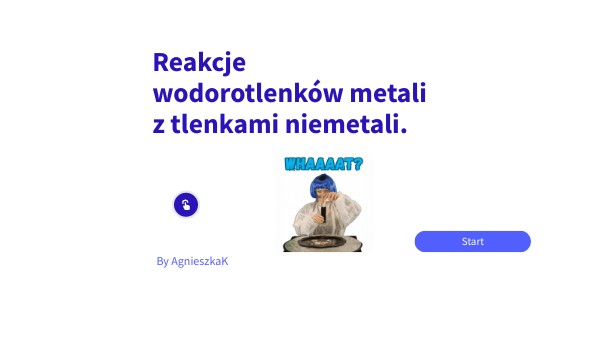 Reakcje wodorotlenków metali z tlenkami niemetali