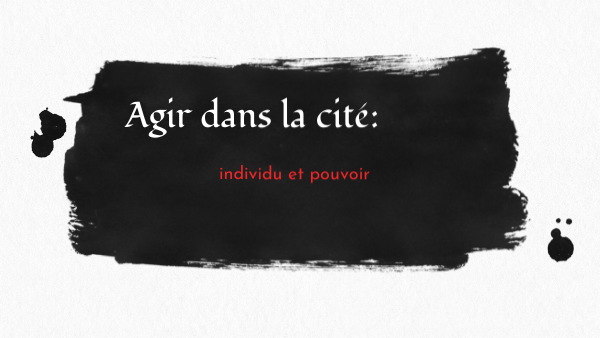 Agir Dans La Cité Individu Et Pouvoir Page De Garde agir dans la cité