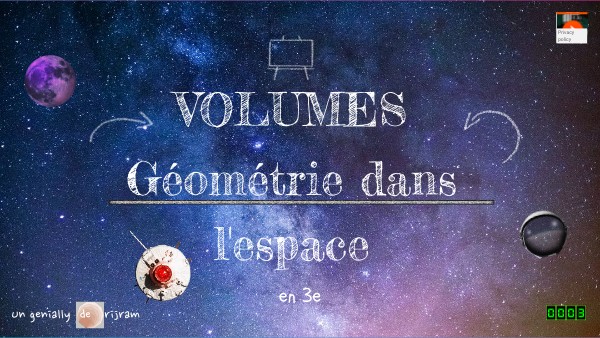3E_Géométrie Dans L’Espace , ES Geometrie dans l’espace – JRRJS