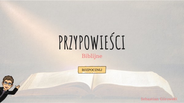 Przentacja "Przypowieści Biblijne"