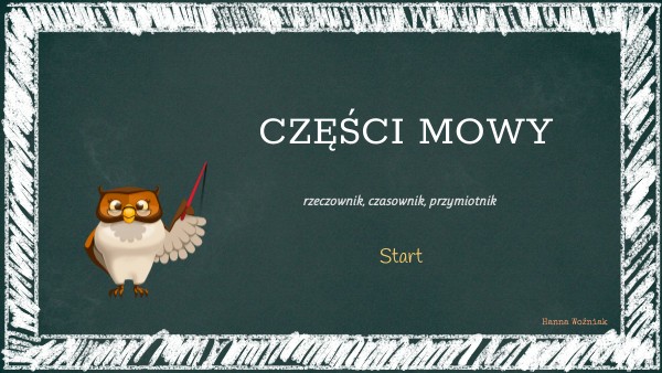 Części mowy. klasa 2