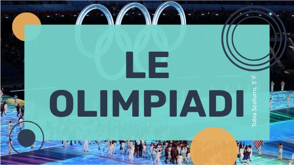 LE OLIMPIADI