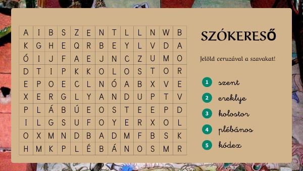 Szokereso By Marta Farkas On Genially