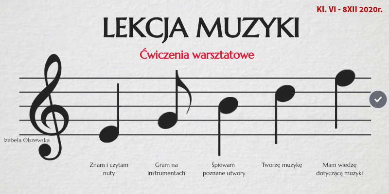 Lekcja Muzyki Klasa 6 Podręcznik Online Lekcja muzyki kl.VI