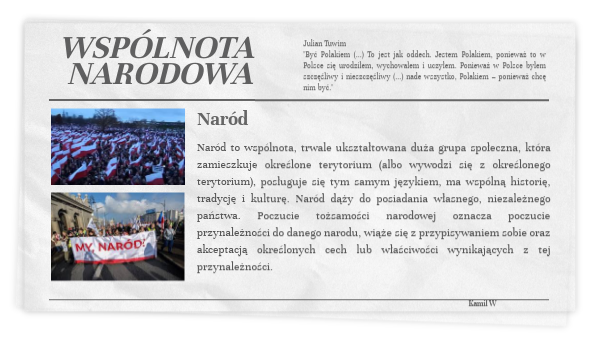 Wspólnota narodowa