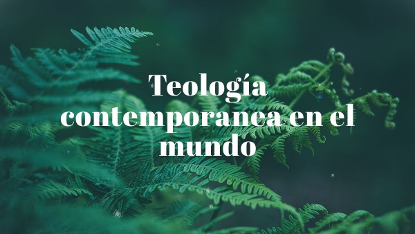 Teologia Contemporanea En El Mundo Harvie M Conn Pdf