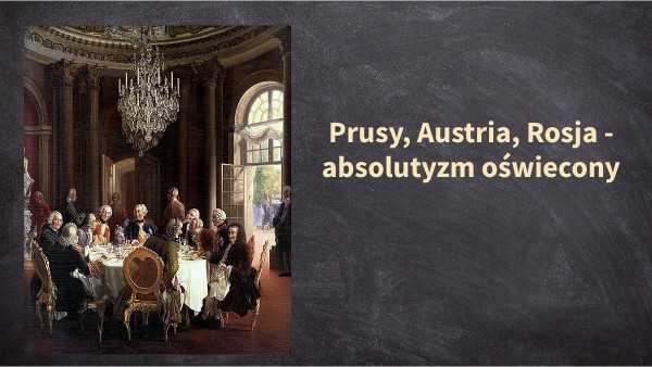Reformy W Austrii Rosji I Prusach
