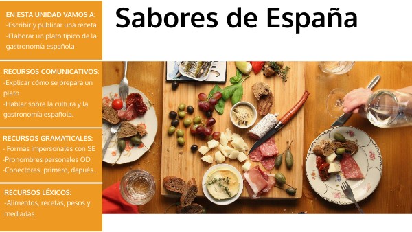 Sabores de España y del mundo.