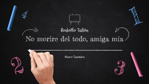 No morire del todo, amiga mía