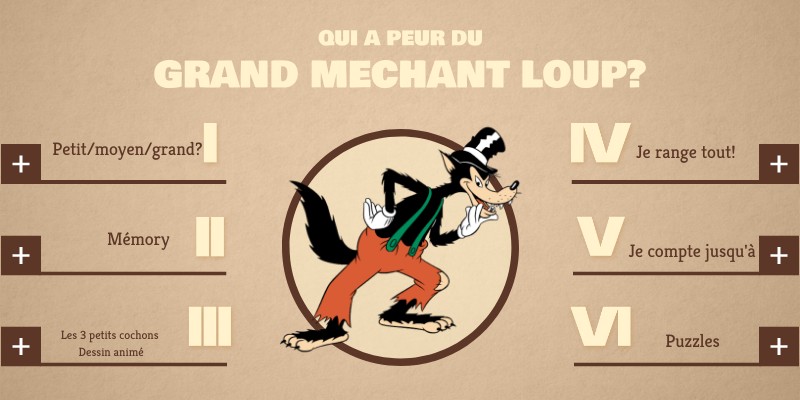 qui a peur du grand méchant loup