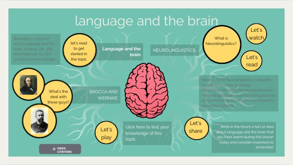 LANGUAGES AND THE BRAIN
