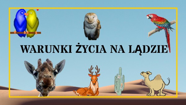 Warunki życia na lądzie