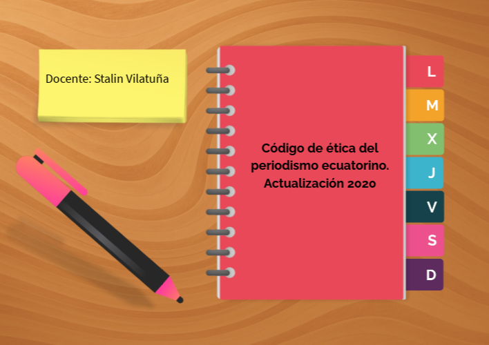 CÓDIGO DE ÉTICA DEL PERIODISTA ECUATORIANO