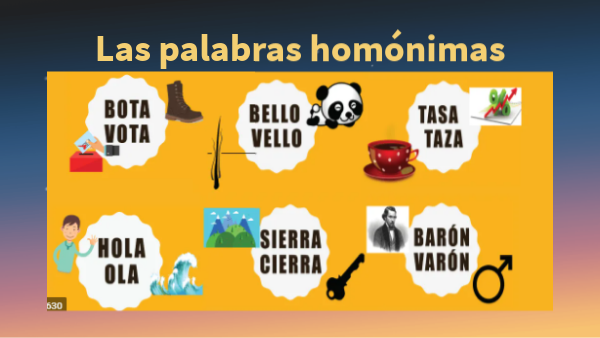 20 Ejemplos De Homonimos _ 20 Ejemplos de Parónimos ️ Tipos, Definición ...