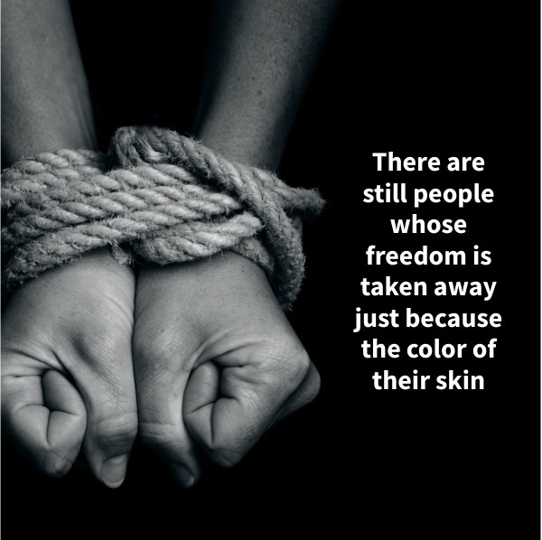 Slavery poster design