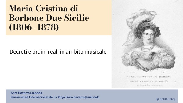 MARIA CRISTINA DI BORBONEDUE SICILIE