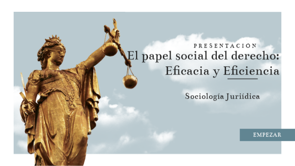 El papel social del Derecho: Eficacia y Eficiencia