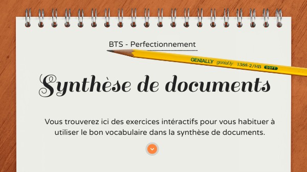 Les outils pour la synthèse