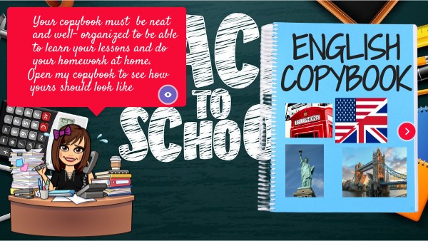 My English Copybook Page Garde ENGLISH COPYBOOK