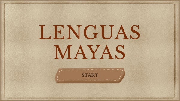 Lenguas Mayas