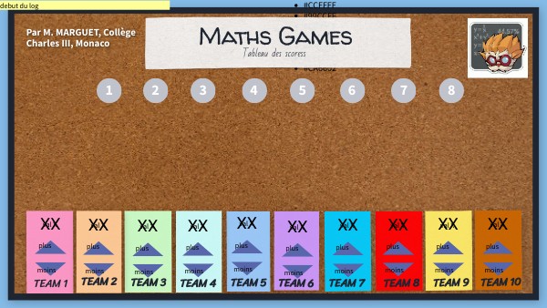 Class Games Multiplications