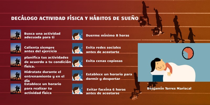 DECÁLOGO ACTIVIDAD FÍSICA Y HÁBITOS DE SUEÑO