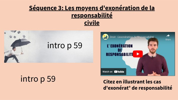 les moyens d'exonération de la responsabilité civile