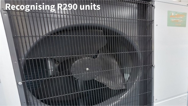Recognising R290 units