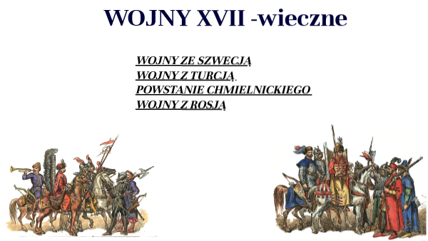 WOJNY XVII