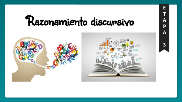 Que Es El Razonamiento Discursivo