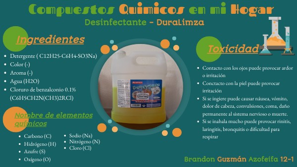 Cartel#1 - Compuestos Químicos en mi Hogar