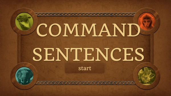 Command Sentence Board Game