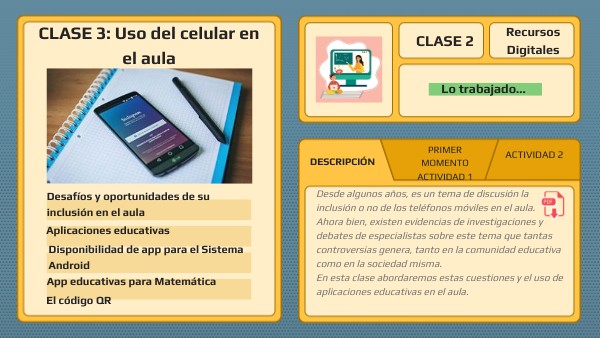 Clase 3: Uso del celular en el aula