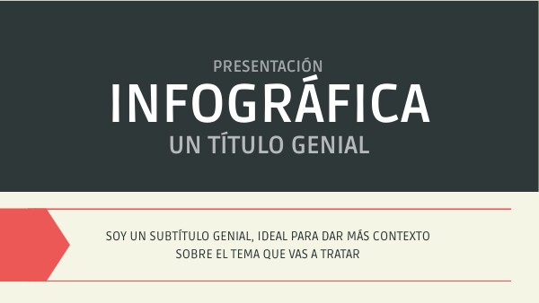 Presentación infográfica