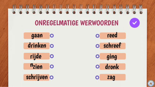 Onregelmatige werkwoorden